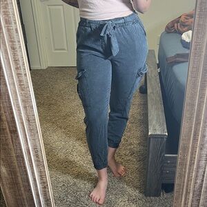 YOUNG FABULOUS & BROKE DEX BELTED JOGGER PANT